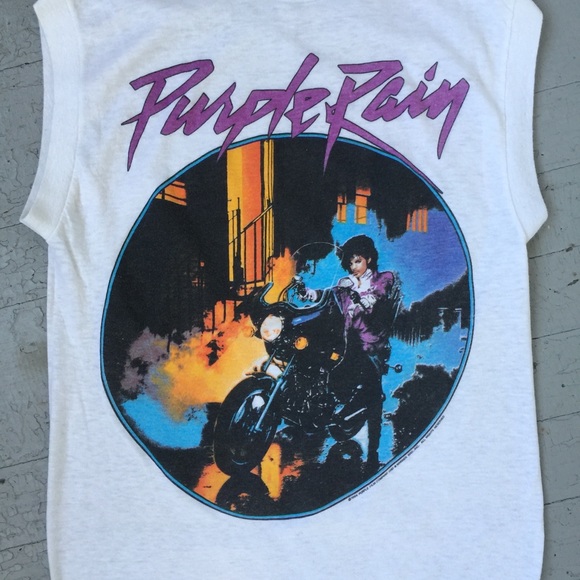 SOLD 1984 Vintage Prince Purple Rain Shirt - Picture 2 of 6